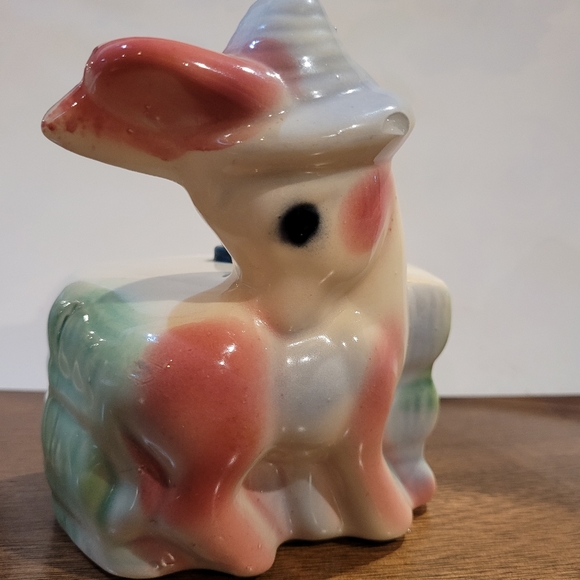 Vintage 1950's. Nursery Decor Bud Vase donkey figurine. - Picture 8 of 13